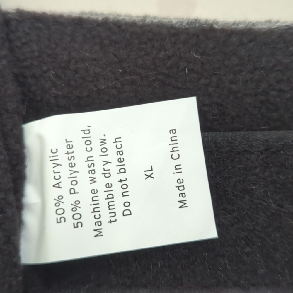 Eddie Bauer Gray and Black Moose Knit Sweater - Picture 5 of 6